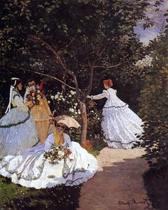  Claude Oscar Monet Women in the Garden - Art Print