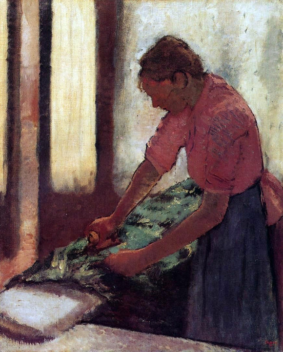  Edgar Degas Woman Ironing - Art Print