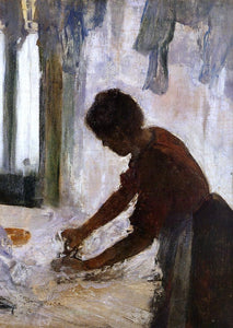  Edgar Degas Woman Ironing (also known as Silhouette) - Art Print