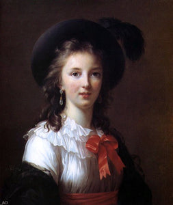 Elisabeth Louise Vigee-Le Brun Self Portrait - Age 26 - Art Print