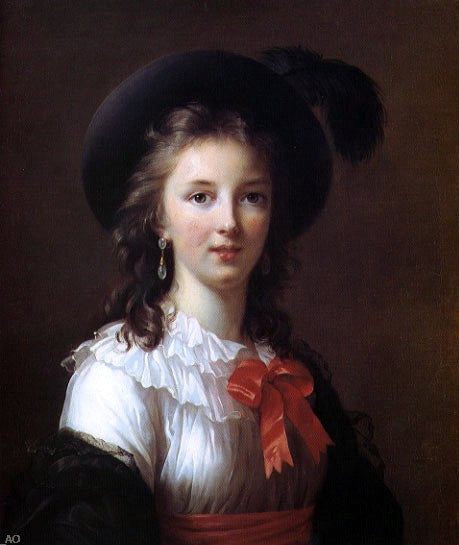 Elisabeth Louise Vigee-Le Brun Self Portrait - Age 26 - Art Print