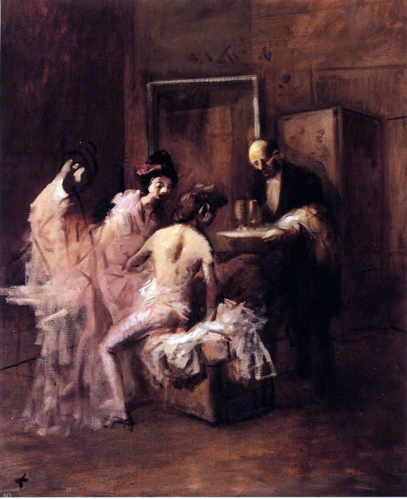  Jean-Louis Forain The Box - Art Print