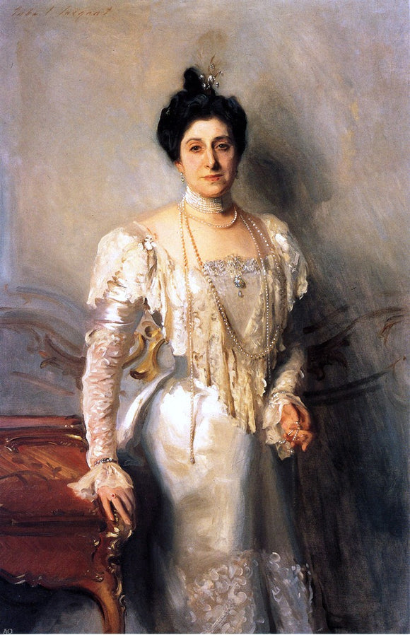  John Singer Sargent Mrs. Asher Wertheimer (Flora Joseph) - Art Print