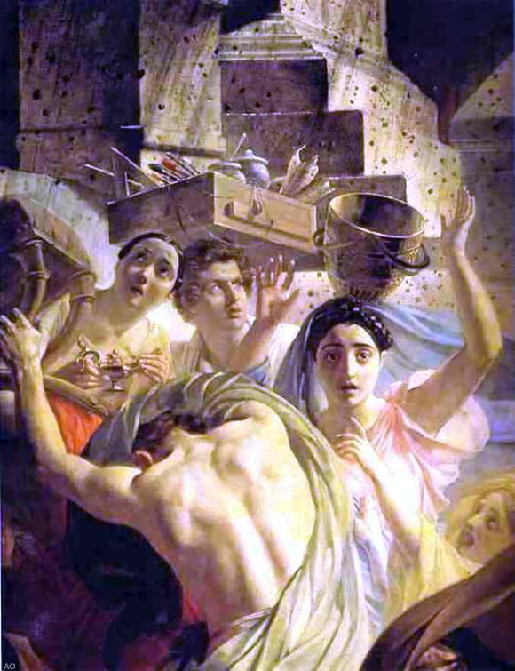  Karl Pavlovich Brulloff The Last Day of Pompeii (detail 1) - Art Print