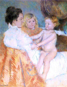  Mary Cassatt Mother, Sara and the Baby (counterproof) - Art Print