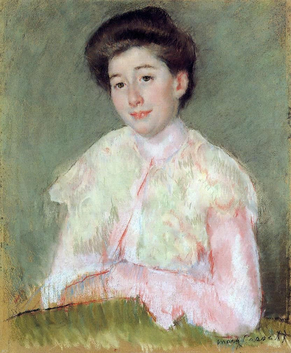  Mary Cassatt Portrait of a Lady - Art Print