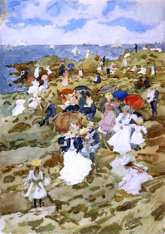  Maurice Prendergast Handkerchief Point - Art Print