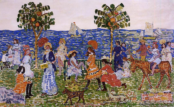  Maurice Prendergast Promenade - Art Print