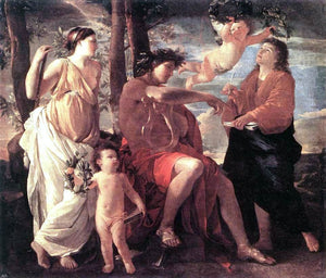  Nicolas Poussin The Inspiration of the Poet - Art Print