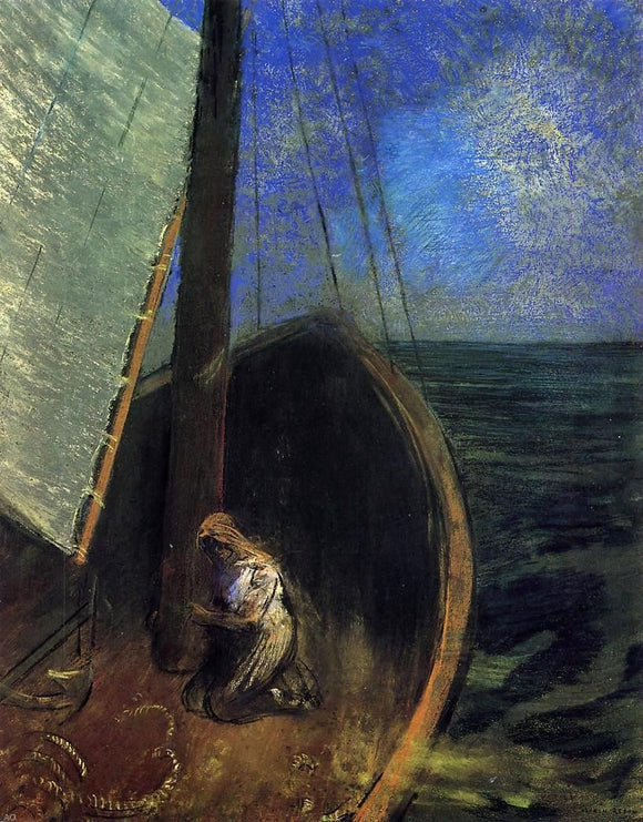  Odilon Redon The Boat - Art Print