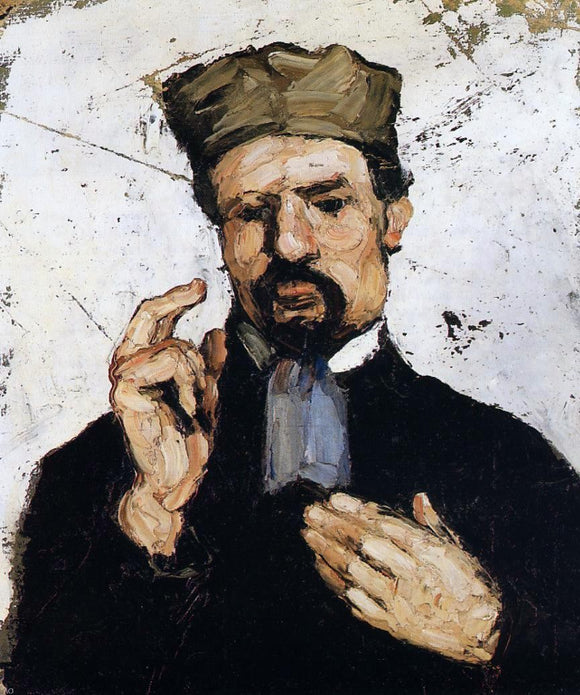  Paul Cezanne Uncle Dominique as a Lawyer - Art Print