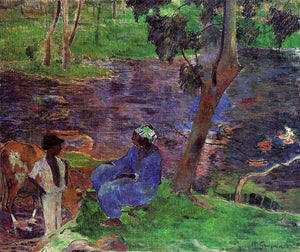  Paul Gauguin Riverside - Art Print