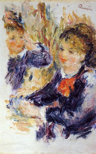  Pierre Auguste Renoir At the Milliner's (study) - Art Print