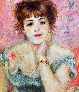  Pierre Auguste Renoir Jeanne Samary (also known as La Reverie) - Art Print