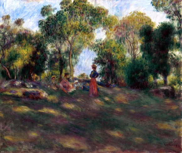  Pierre Auguste Renoir Landscape - Art Print