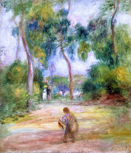  Pierre Auguste Renoir Landscape with Figures - Art Print