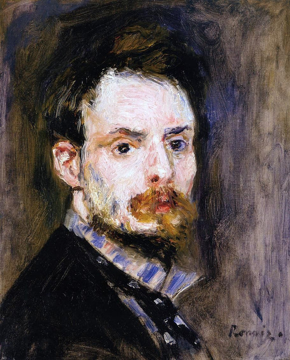  Pierre Auguste Renoir Self Portrait - Art Print