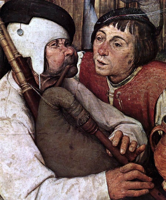  The Elder Pieter Bruegel The Peasant Dance (detail) - Art Print