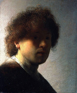  Rembrandt Van Rijn Self Portrait at an Early Age - Art Print