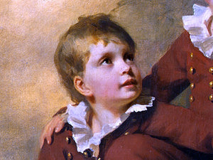  Sir Henry Raeburn The Binning Children [detail #2] - Art Print