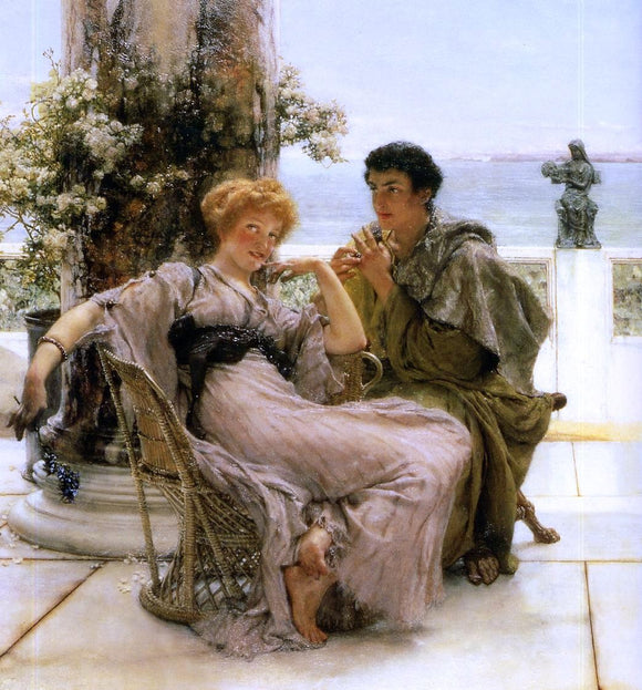  Sir Lawrence Alma-Tadema Courtship - The Proposal - Art Print