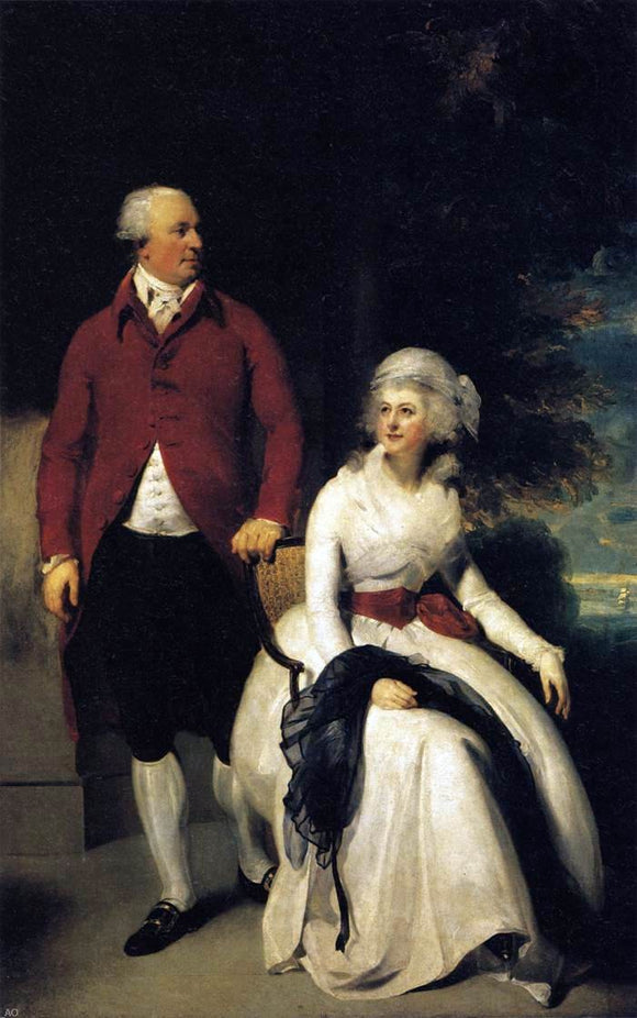  Sir Thomas Lawrence Mr and Mrs John Julius Angerstein - Art Print