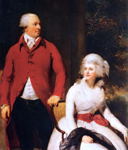  Sir Thomas Lawrence Mr and Mrs John Julius Angerstein (detail) - Art Print