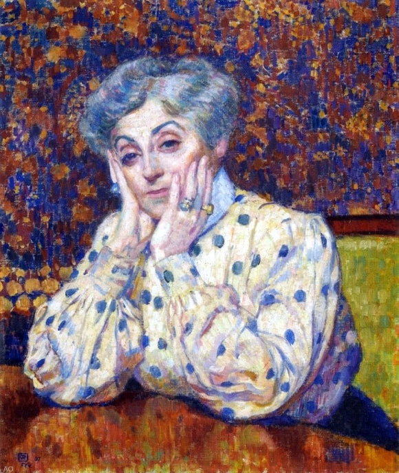  Theo Van Rysselberghe Madame Theo van Rysselberghe - Art Print