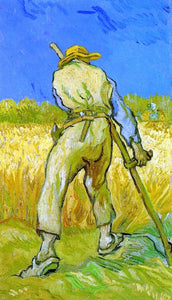  Vincent Van Gogh The Reaper (after Millet) - Art Print