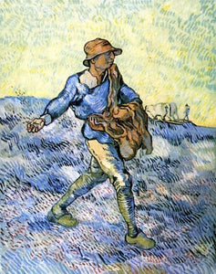  Vincent Van Gogh The Sower (after Millet) - Art Print