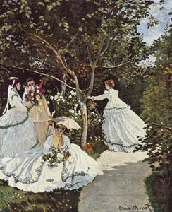  Claude Oscar Monet Women in the Garden - Art Print