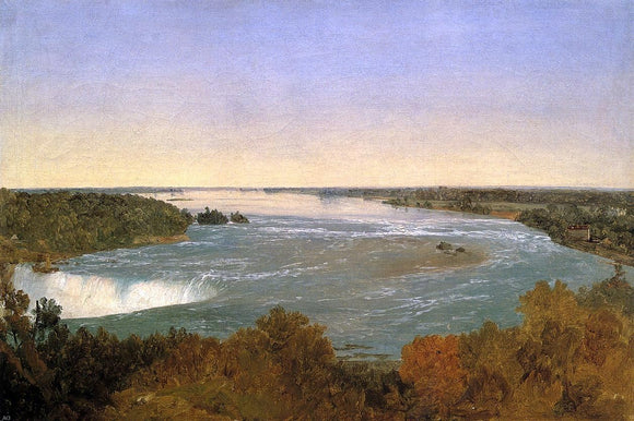  John Frederick Kensett Niagara Falls and the Rapids - Art Print