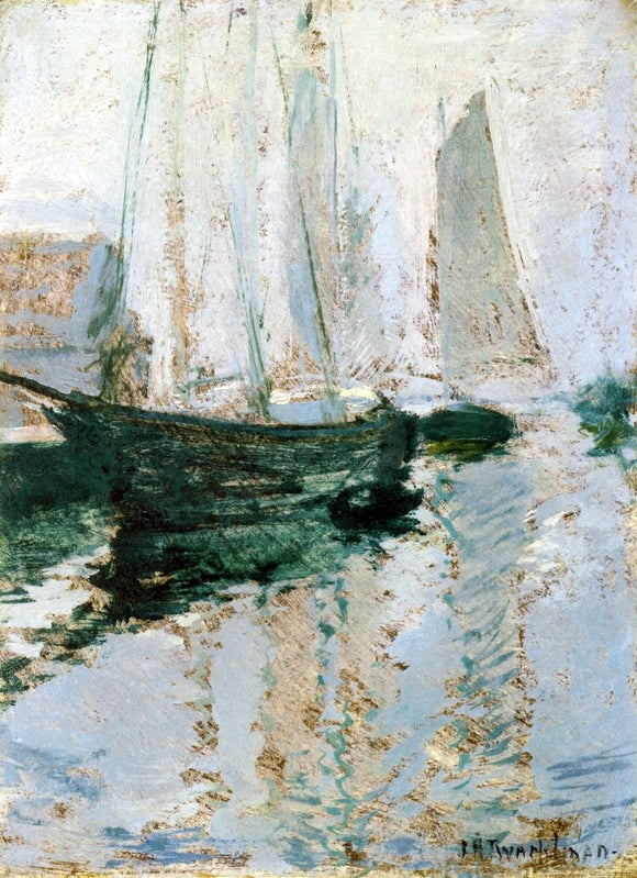  John Twachtman Gloucester Boats - Art Print