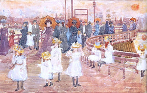  Maurice Prendergast South Boston Pier - Art Print