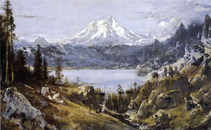  Thomas Hill Mount Shasta from Castle Lake - Art Print