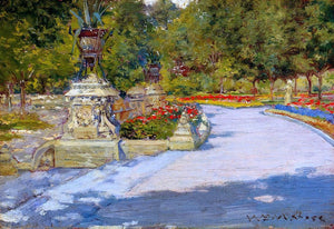  William Merritt Chase Prospect Park - Art Print