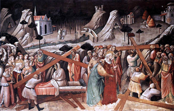  Agnolo Gaddi Discovery of the True Cross - Art Print