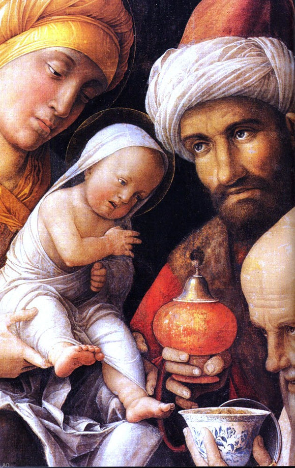  Andrea Mantegna Adoration of the Magi [detail] - Art Print