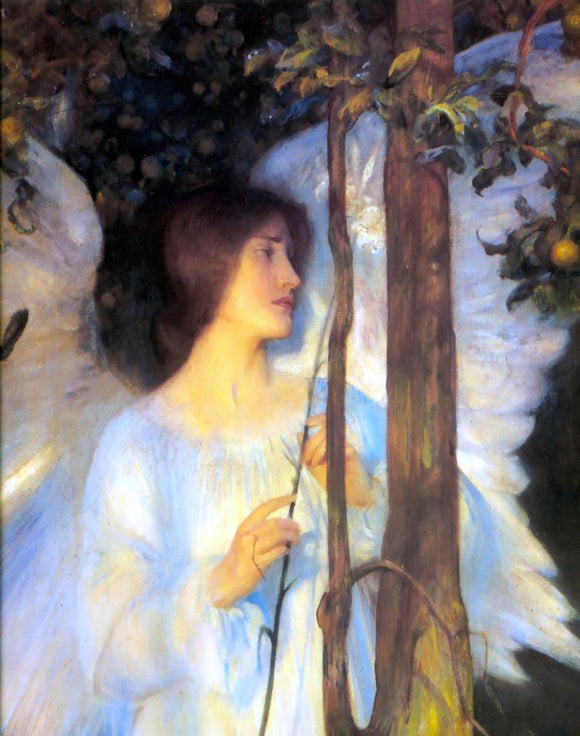  Arthur Hacker The Cloister or the World? [detail] - Art Print