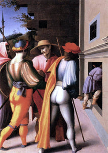  II Francesco Ubertini Bacchiacca Scenes from the Story of Joseph: The Arrest of His Brethren - Art Print