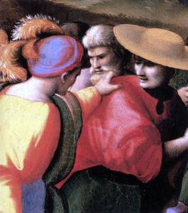  II Francesco Ubertini Bacchiacca Scenes from the Story of Joseph: The Discovery of the Stolen Cup (detail) - Art Print