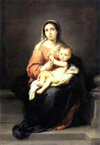  Bartolome Esteban Murillo Madonna and Child - Art Print