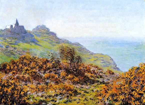  Claude Oscar Monet The Church at Varengeville and the Gorge of Les Moutiers - Art Print