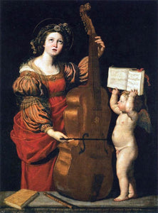  Domenichino St Cecilia - Art Print