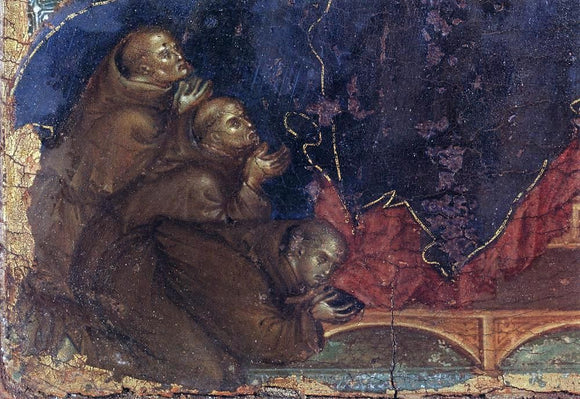  Duccio Di Buoninsegna Madonna of the Franciscans (detail) - Art Print