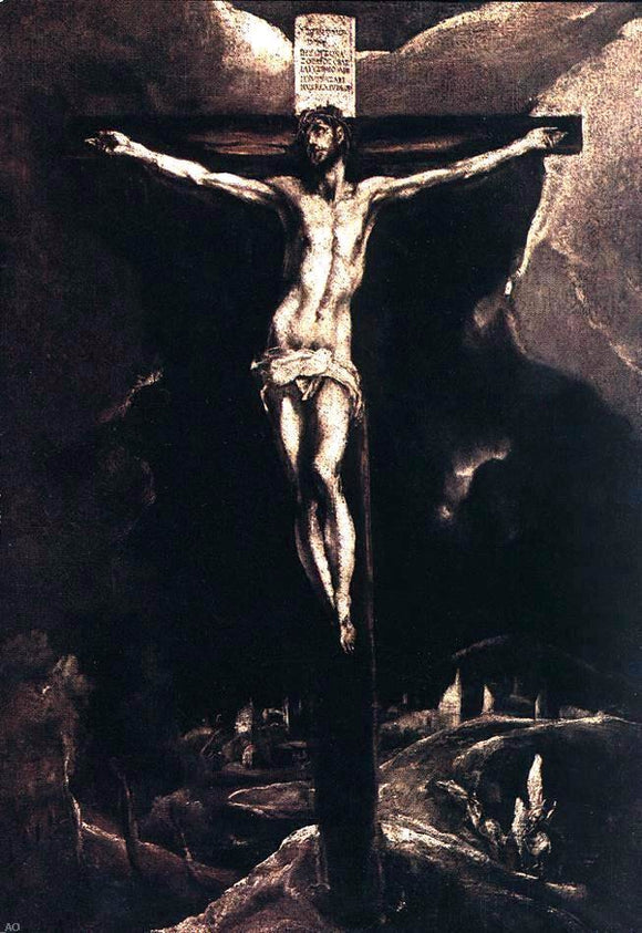  El Greco Christ on the Cross - Art Print