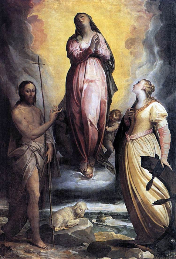  Federico Zuccaro Assumption of the Virgin - Art Print