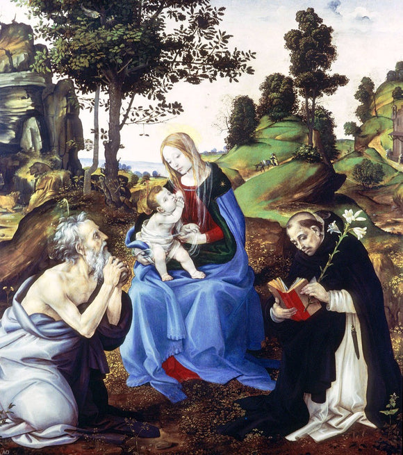  Filippino Lippi Holy Family - Art Print