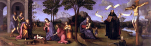  Francesco Francia Adoration of the Child - Art Print