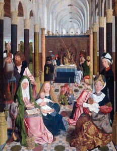  Geertgen Sint Jans The Holy Kinship - Art Print